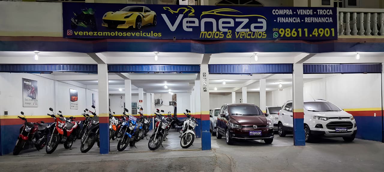 Fachada da Veneza Motos e Veículos